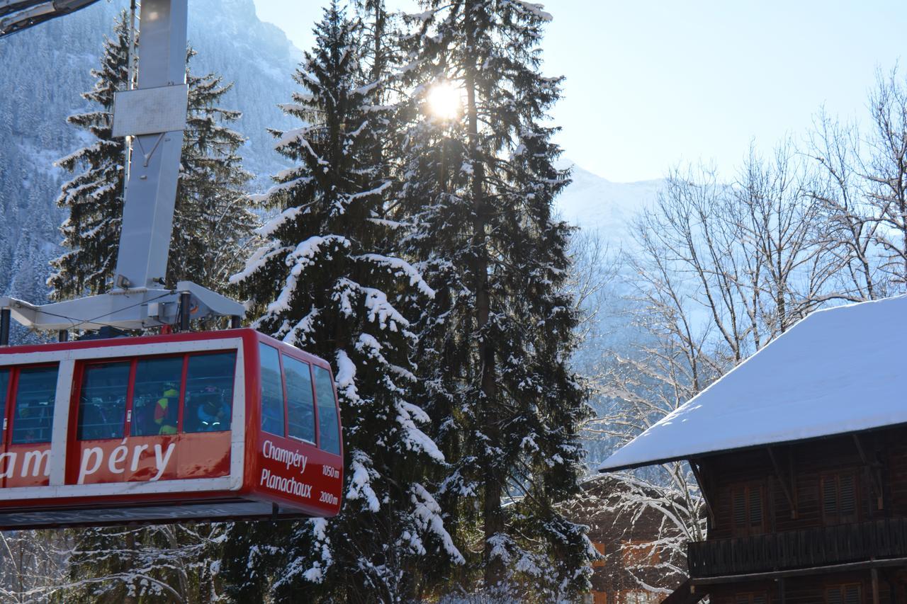 Apartment Champery Grand Pre A エクステリア 写真